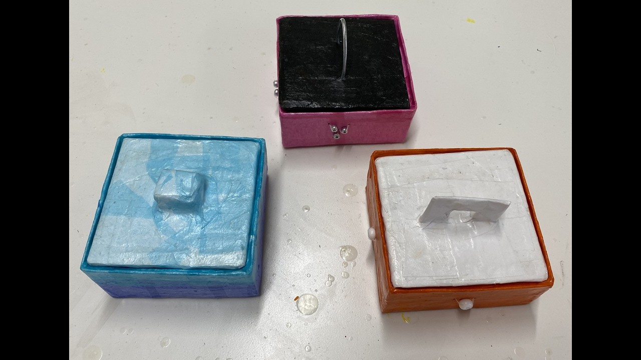 Twelve Paper Mache Projects for 2026: February Jewelry Box Construction