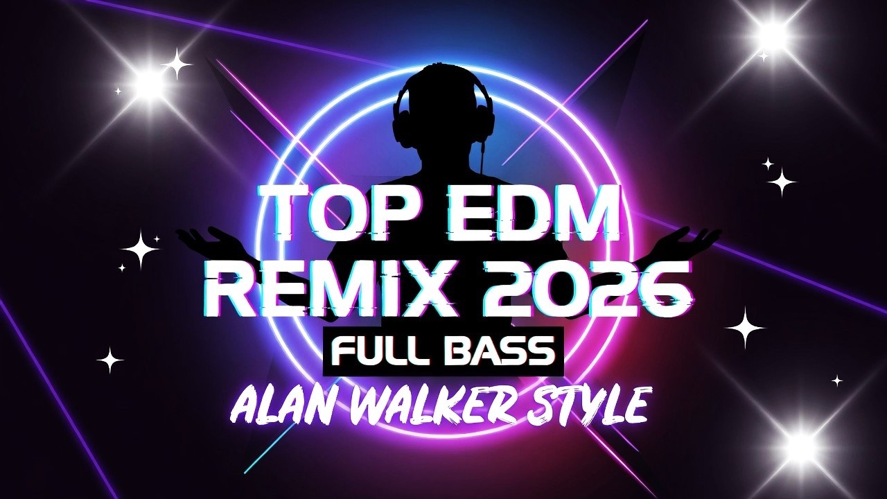 Лучшие EDM-ремиксы 2026 года 🚀 Плейлист в стиле Алана Уокера с мощными басами