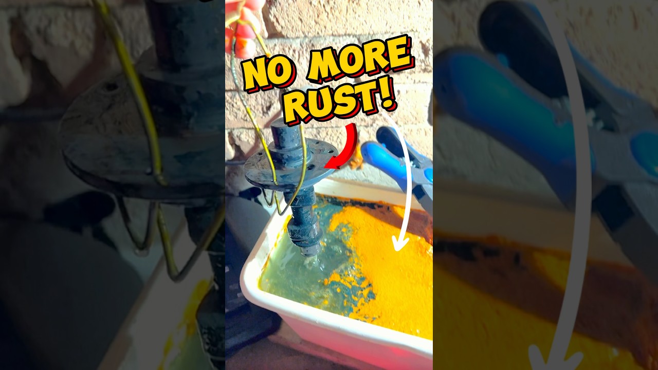Easy DIY Electrolysis RUST removal