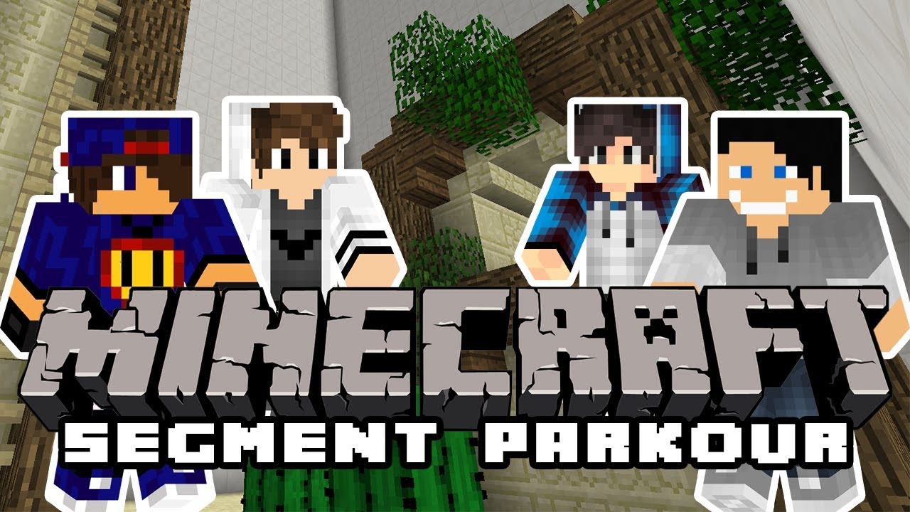 Minecraft: Segment Parkour - Skok Życia [4/6] w/ GamerSpace, Tomek, Happy