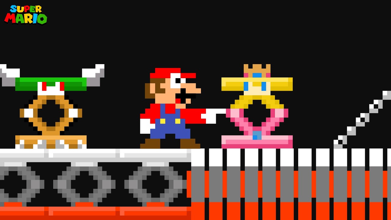 Super Mario Bros., but Mario Can Turn Anything He Wants into Trampolines | Part 2