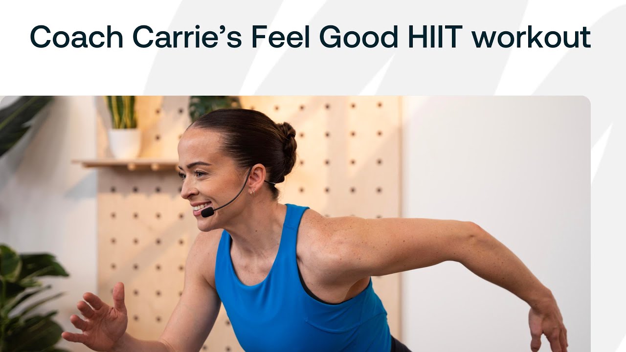 Feel Good HIIT with Coach Carrie | Uplifting 10 Minute Bodyweight Workout