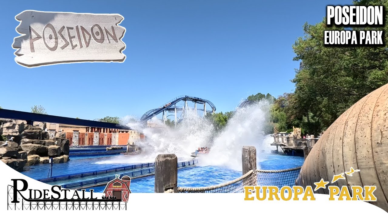 Poseidon - die Wasserachterbahn im Europa Park | POV Onride