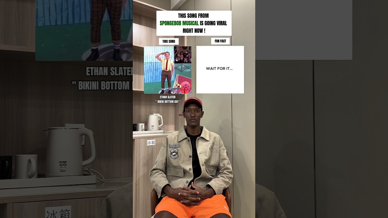 THIS SONG FEOM SPONGEBOB MUSICAL IS GOING VIRAL: ETHAN SLATER " BIKINI BOTTOM DAY " 