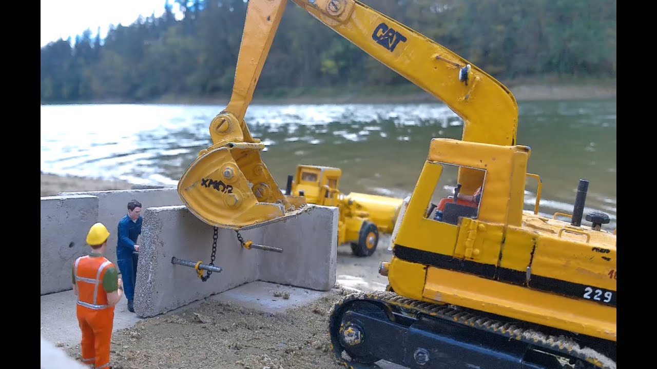 Les travaux au bord du lac continuent ...