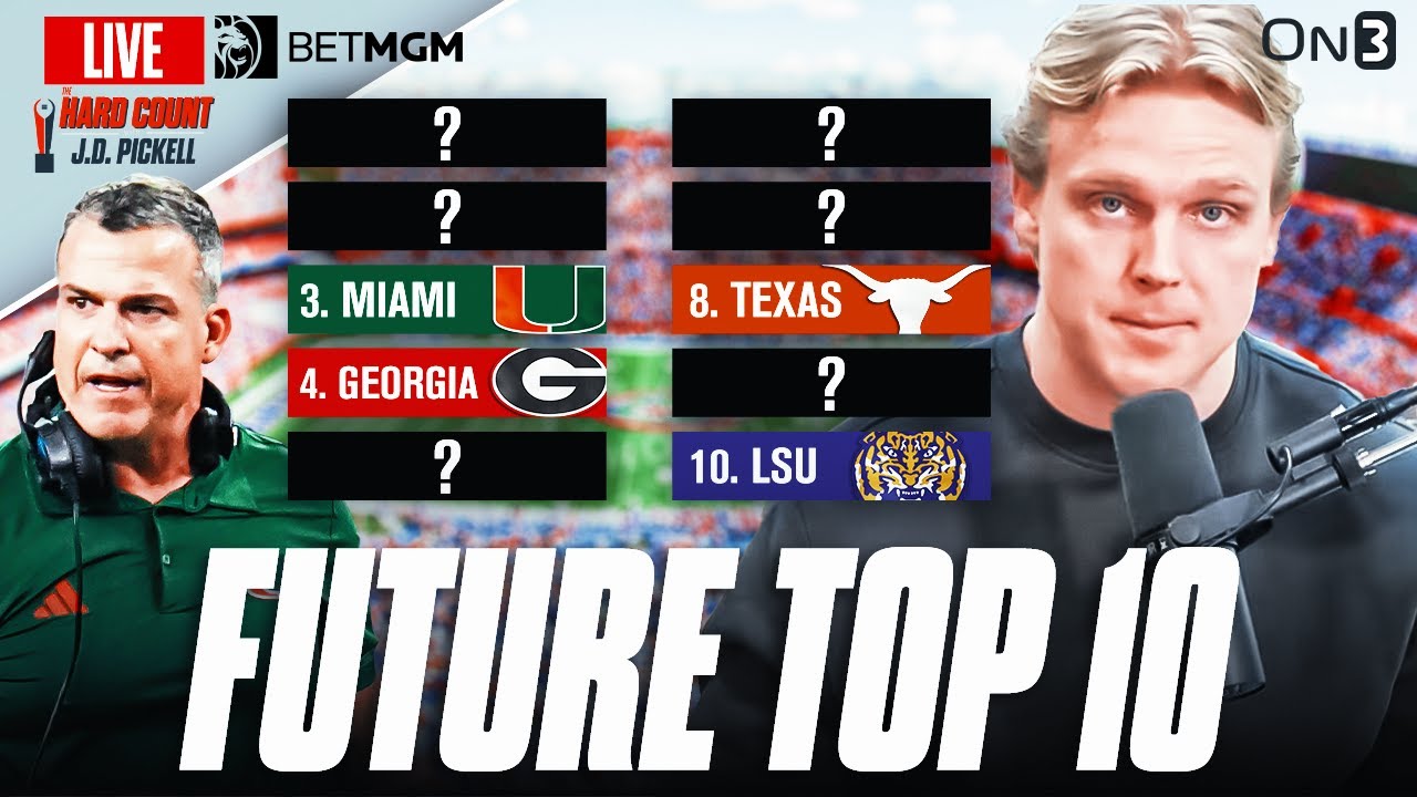 College Football FUTURE Top 10 Teams
