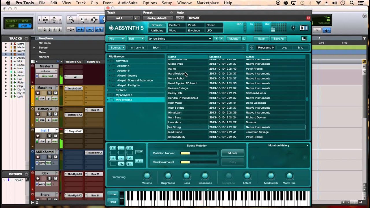 Native Instruments: Absynth 5 My favorite patches