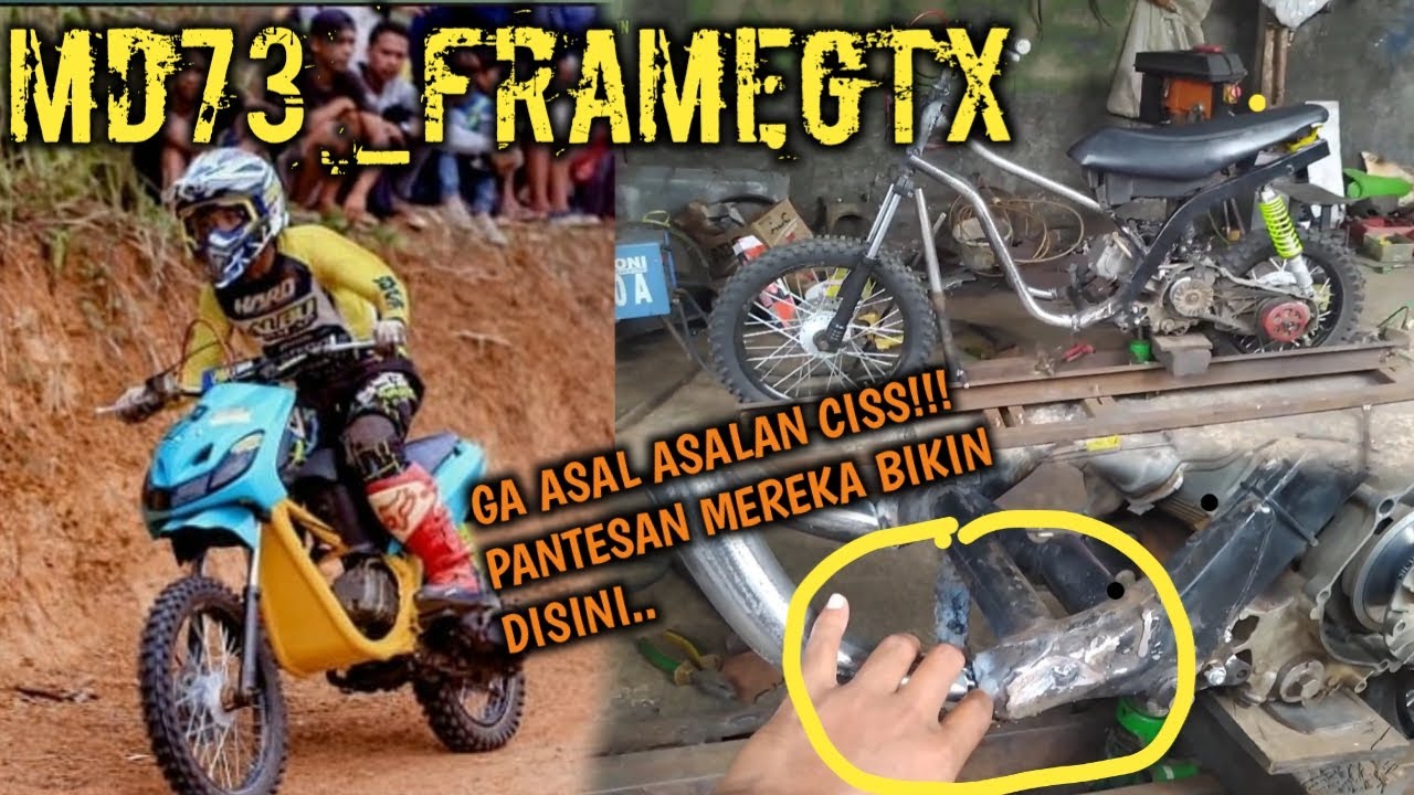 OHH BEGINI !! PROSES PEMBUATAN FRAME GRASSTRACK MATIC STANDAR || BENGKEL FRAME (MD73_GRAMEGTX)