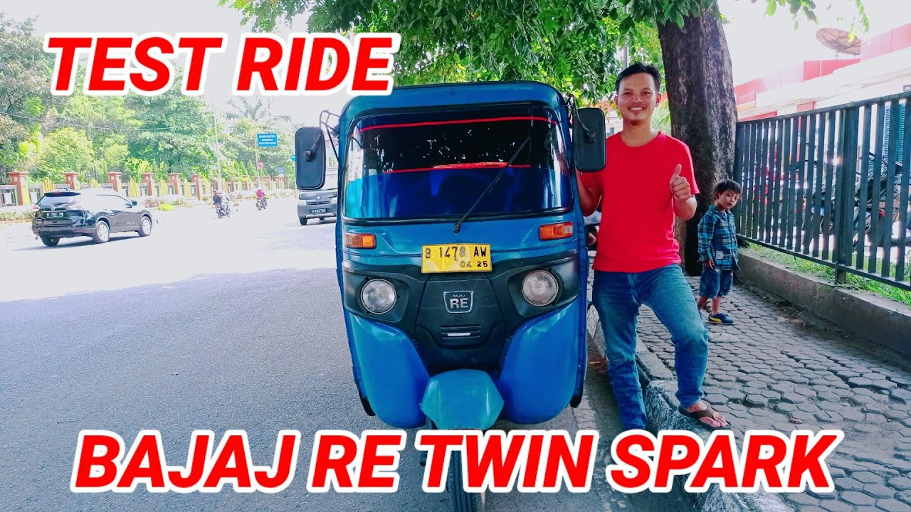 TEST RIDE BAJAJ RE TWIN SPARK