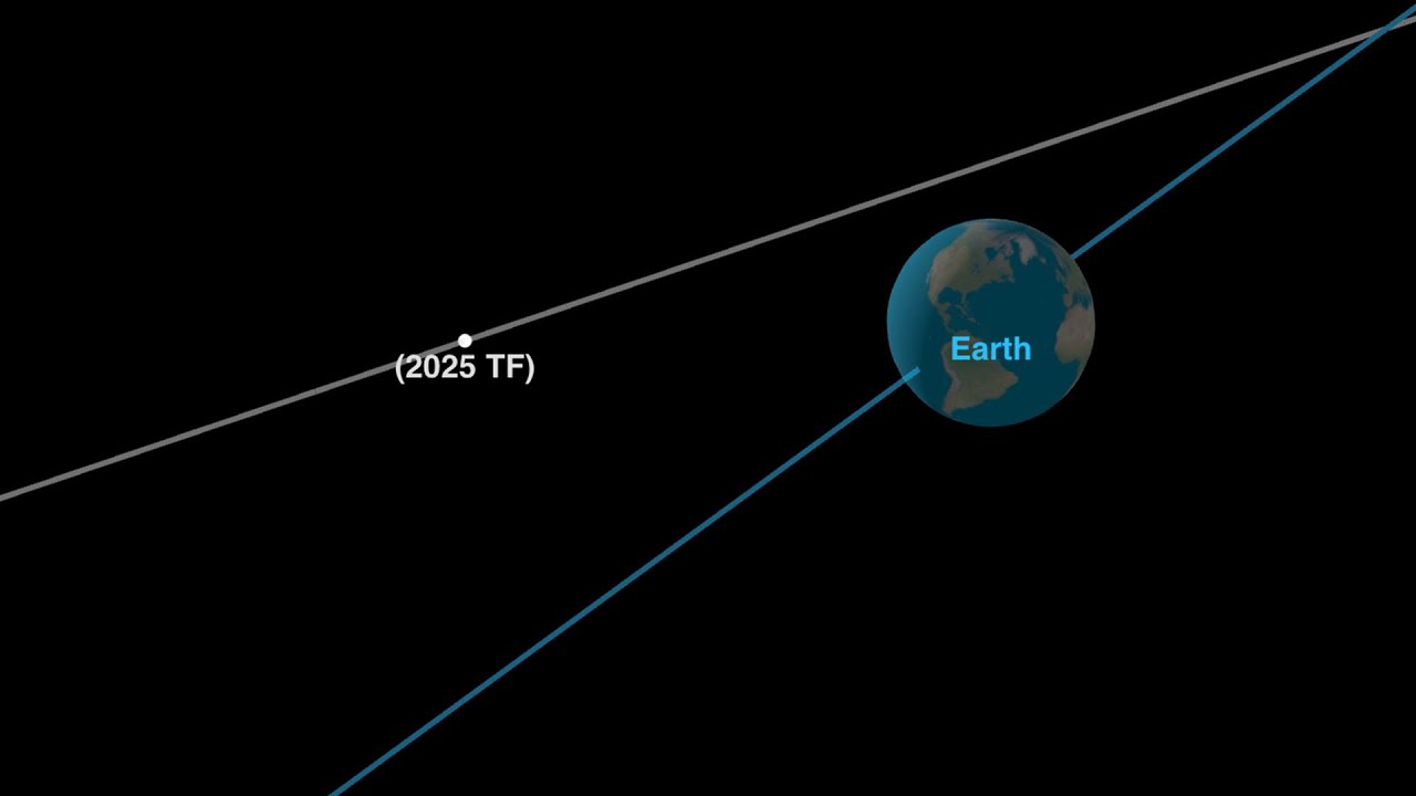 Near miss! Asteroid 2025 TF flew less than 200 miles above Earth