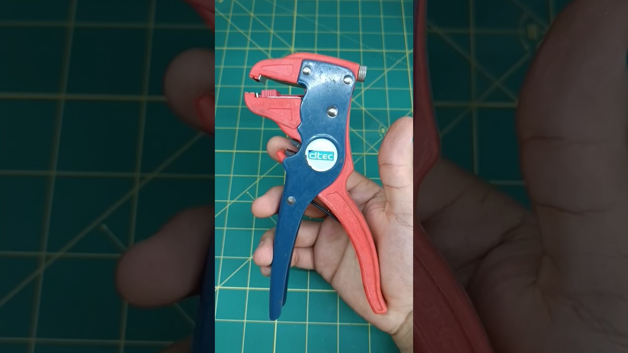 2 Tools in 1: The Ultimate Wire Stripper & Cutter! 🔧✂️ (Space-Saver Magic)