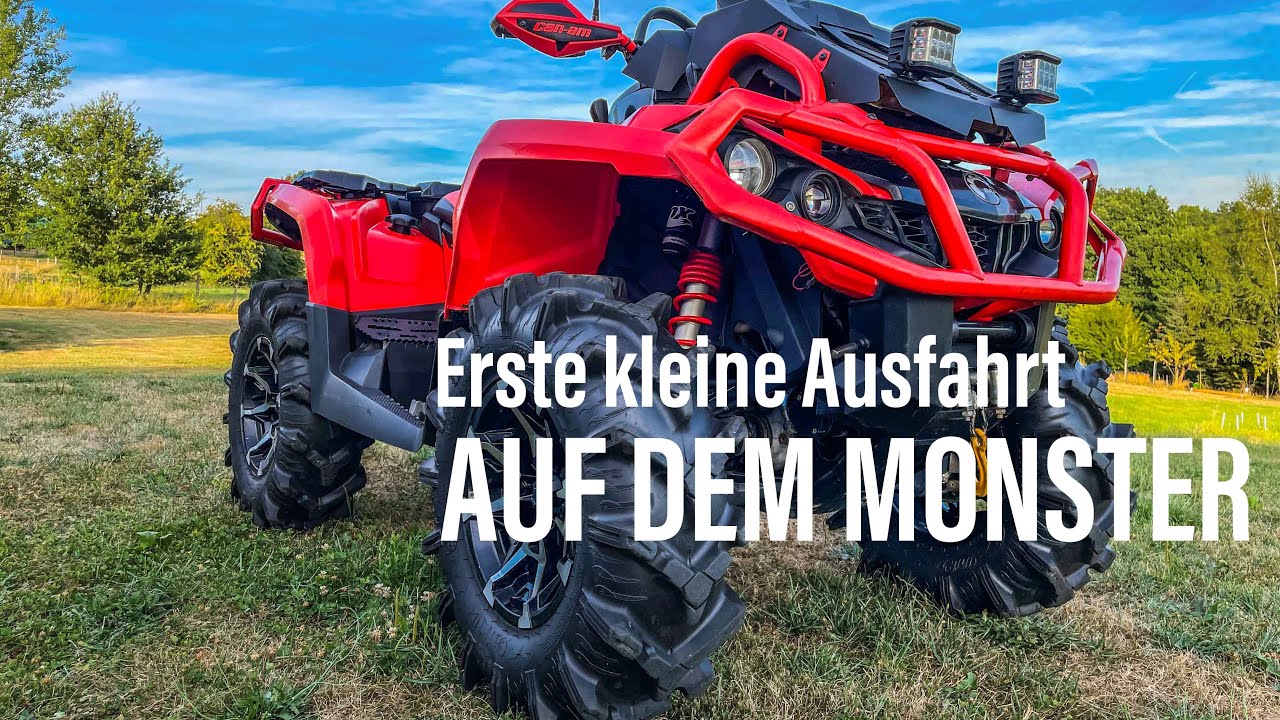 Erste Ausfahrt auf dem Monster ATV | Can Am Outlander 1000 XMR