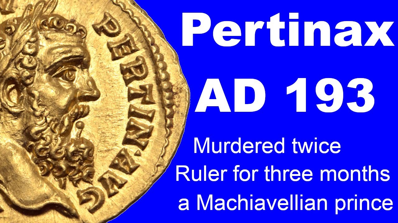 Ancient coins - Roman emperor Pertinax - a powerful portrait on a aureus sold for 55.000 pounds