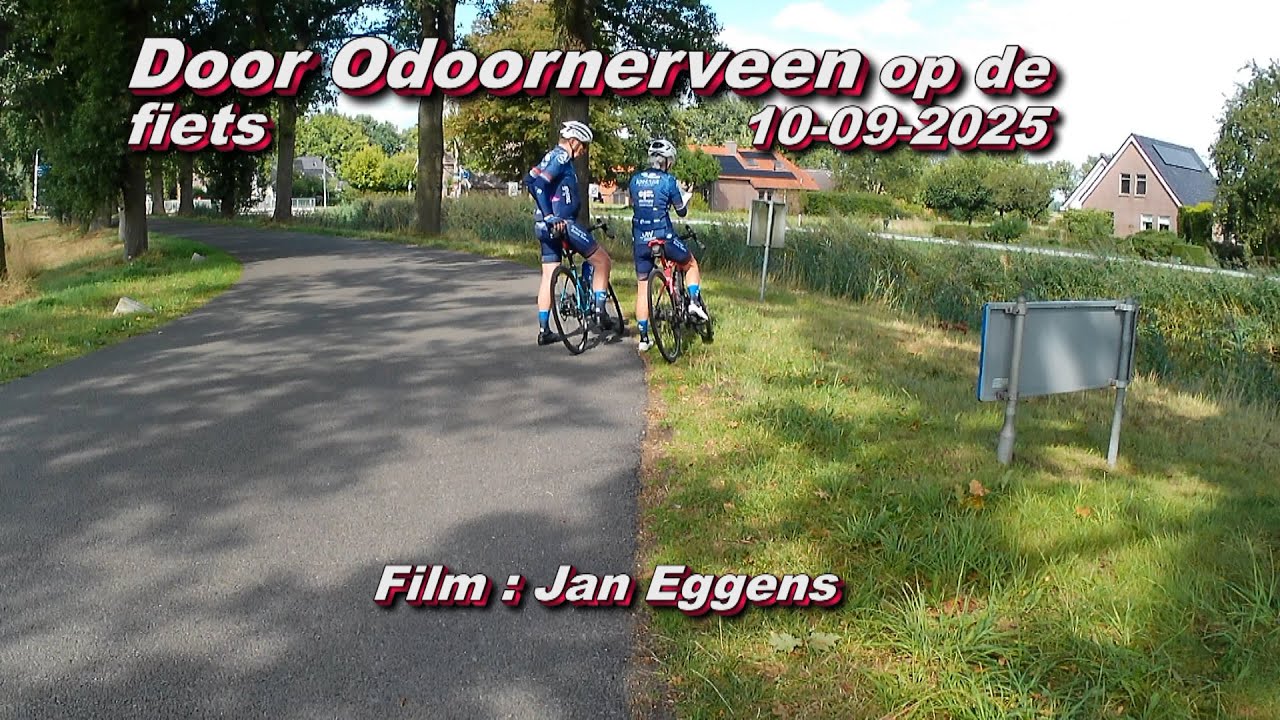 Door Odoornerveen op de fiets 10 09 2025