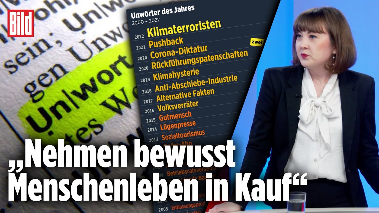 &bdquo;Klimaterroristen&ldquo; &ndash; Mini-Jury w&auml;hlt &bdquo;Unwort des Jahres&ldquo; | BILD Meinung