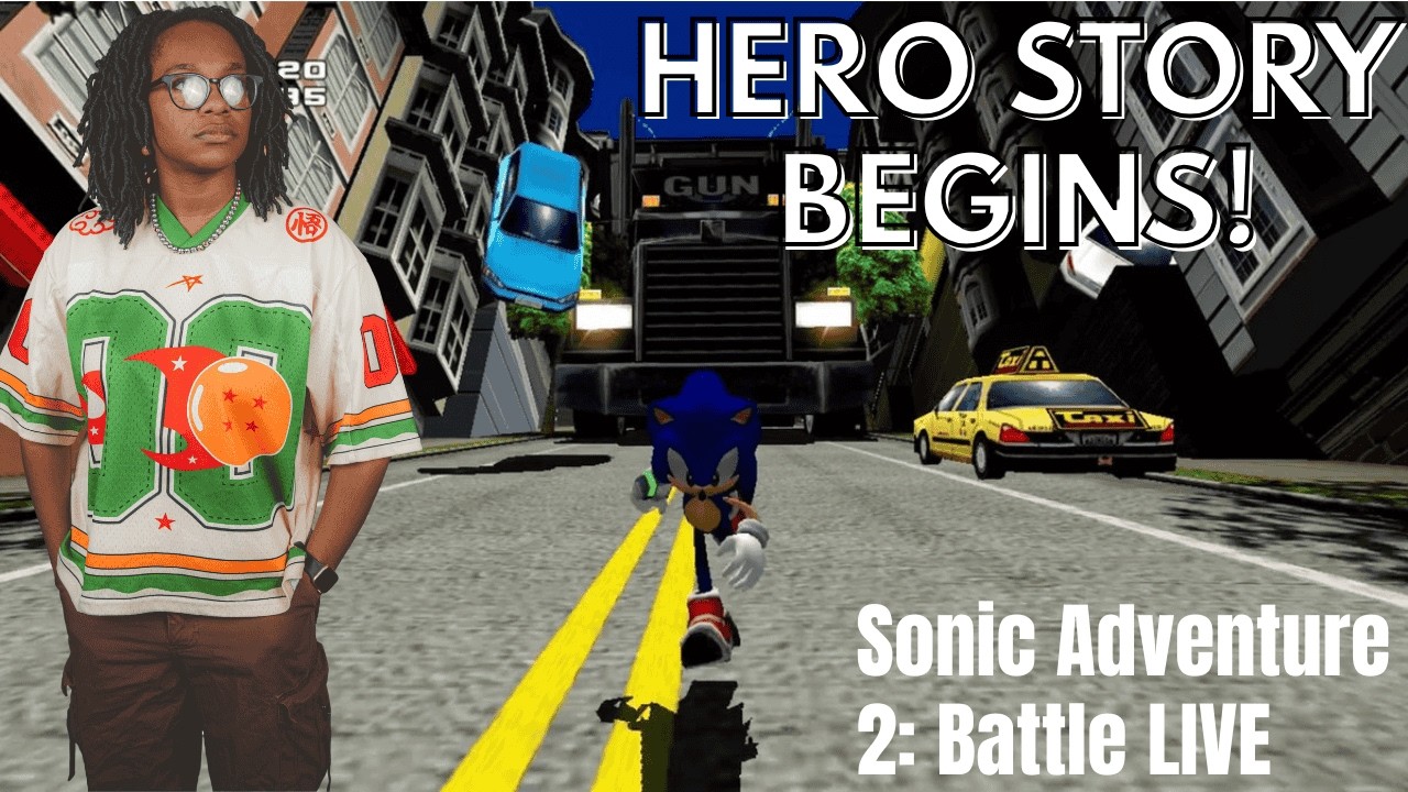 Sonic Adventure 2: Hero Story Begins! | Revisiting My Childhood Favorite (Live) | Part 1