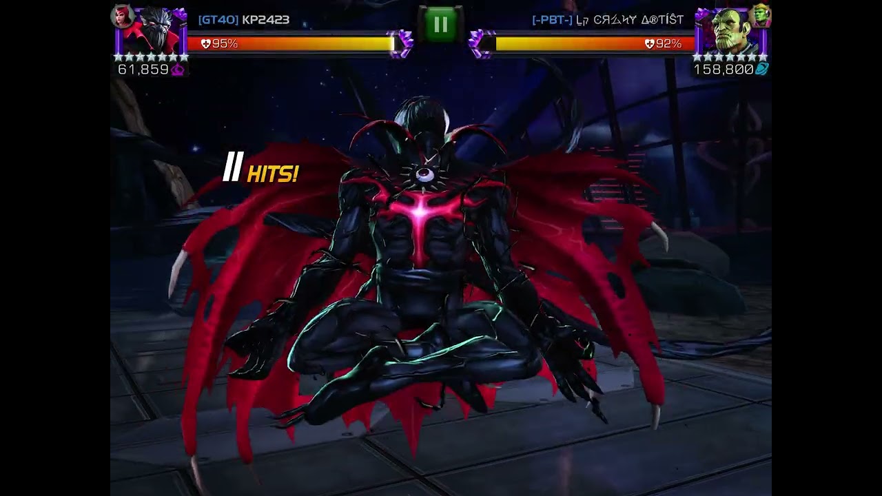 Sym Supreme vs Super-Skrull Node 46 Aspect of Evolution/Enhanced Special 2/Power Gain AW S64 Mcoc