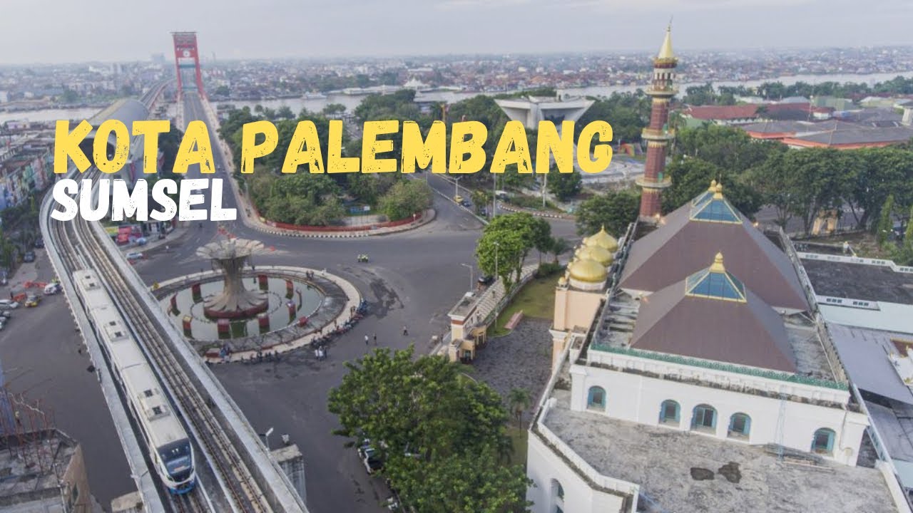 Suasana jalan kota Palembang pagi hari || rute Sukarame - Jakabaring