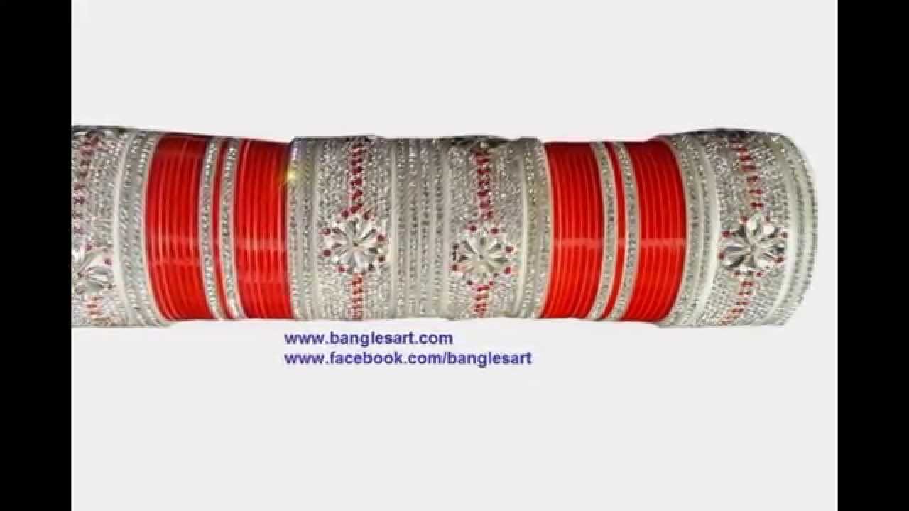 Punjabi Chura, Wedding Chura, Bridal Chura, Bridal Bangles Set, Glass Bangles