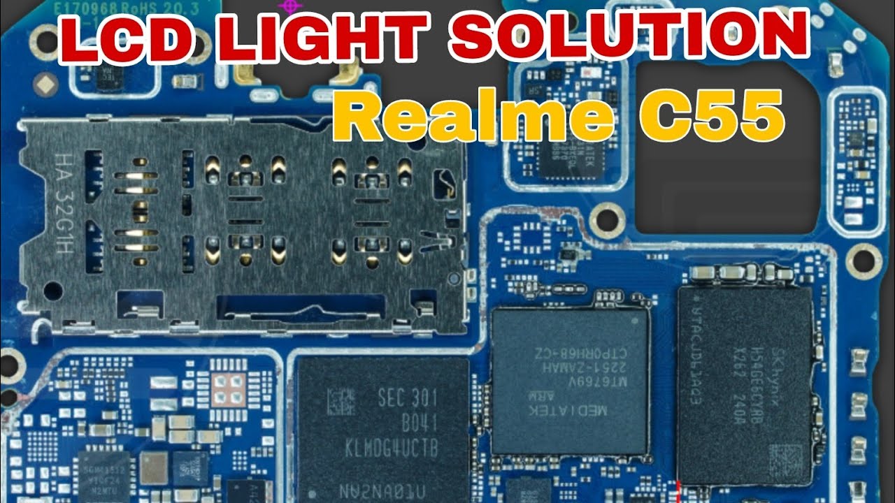 Realme C55 Lcd Light Hardware solution | Display light solution C55 | Display Light fix C55 Realme