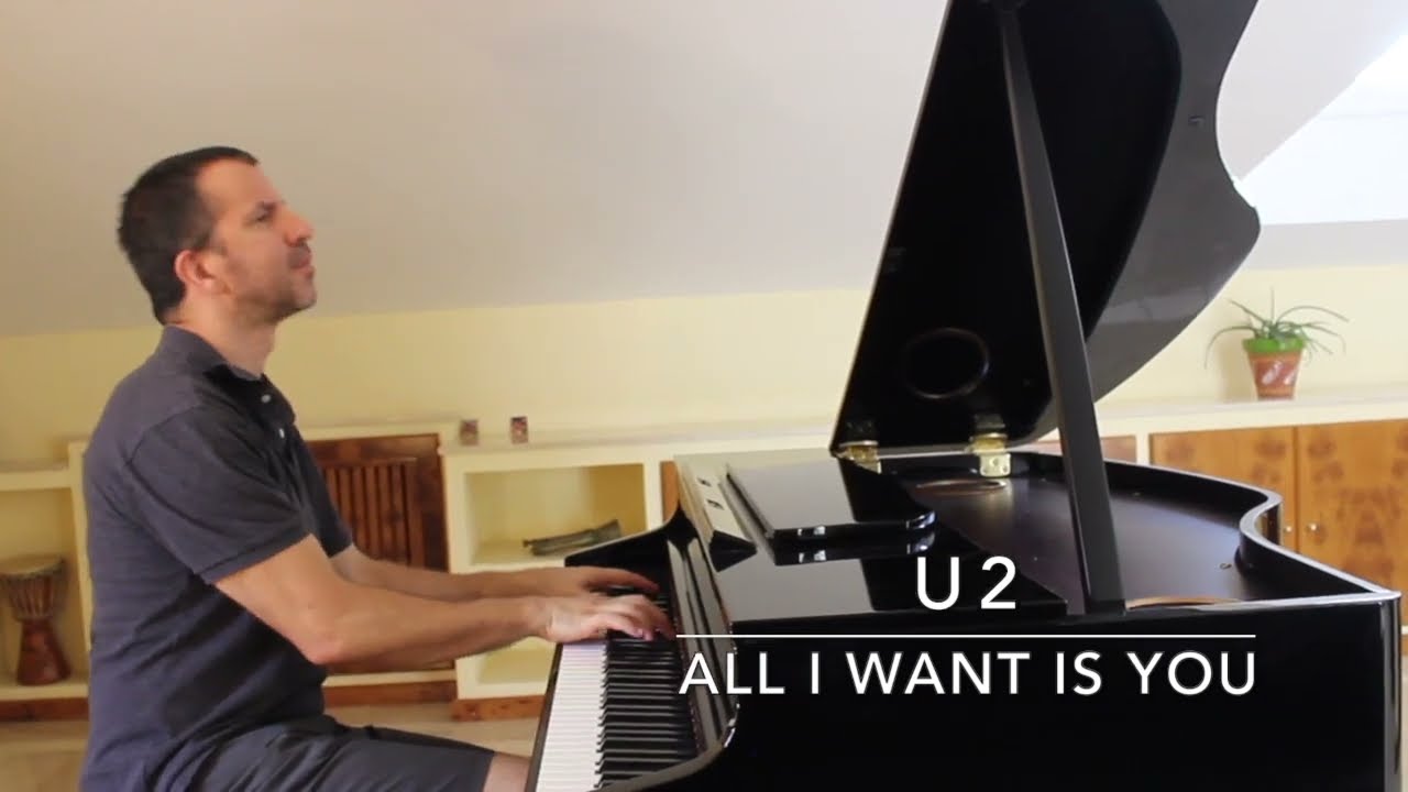 U2 - All I want is you - Piano cover with lyrics - Jesus Acebedo Piano - Roland GP607