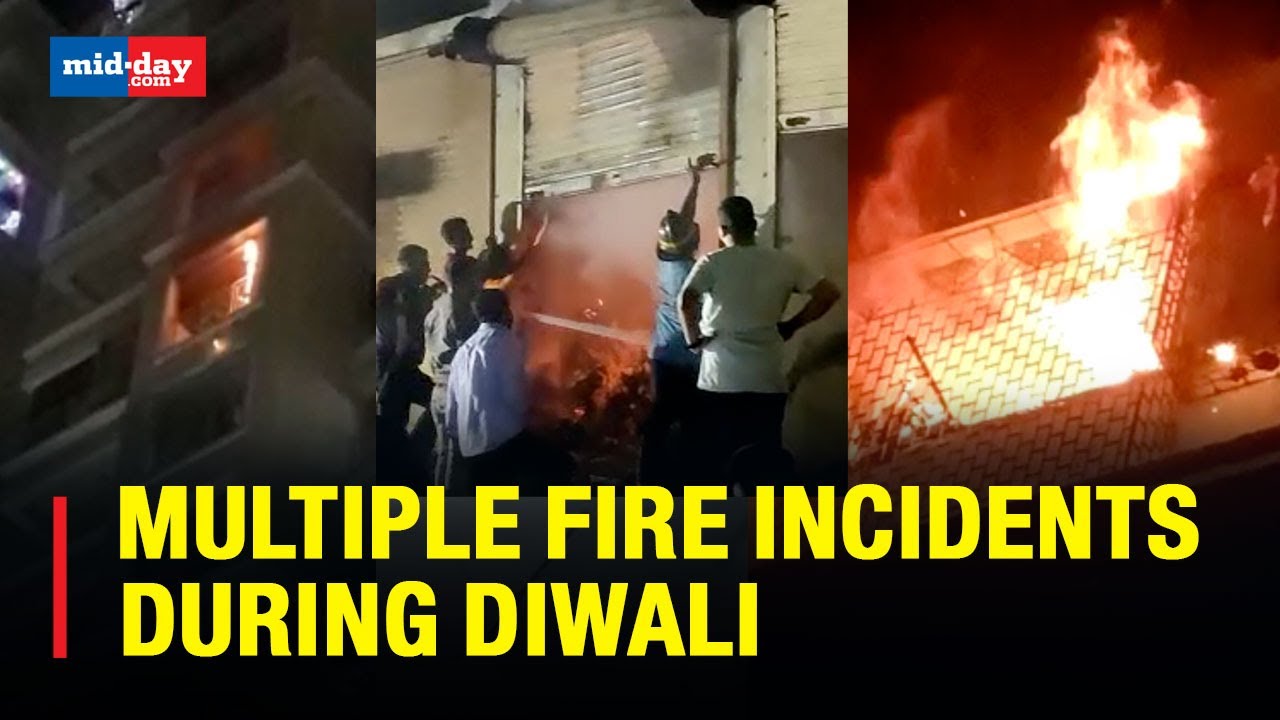 Mumbai: Multiple Incidents Of Fire Were Reported Across The City On Diwali