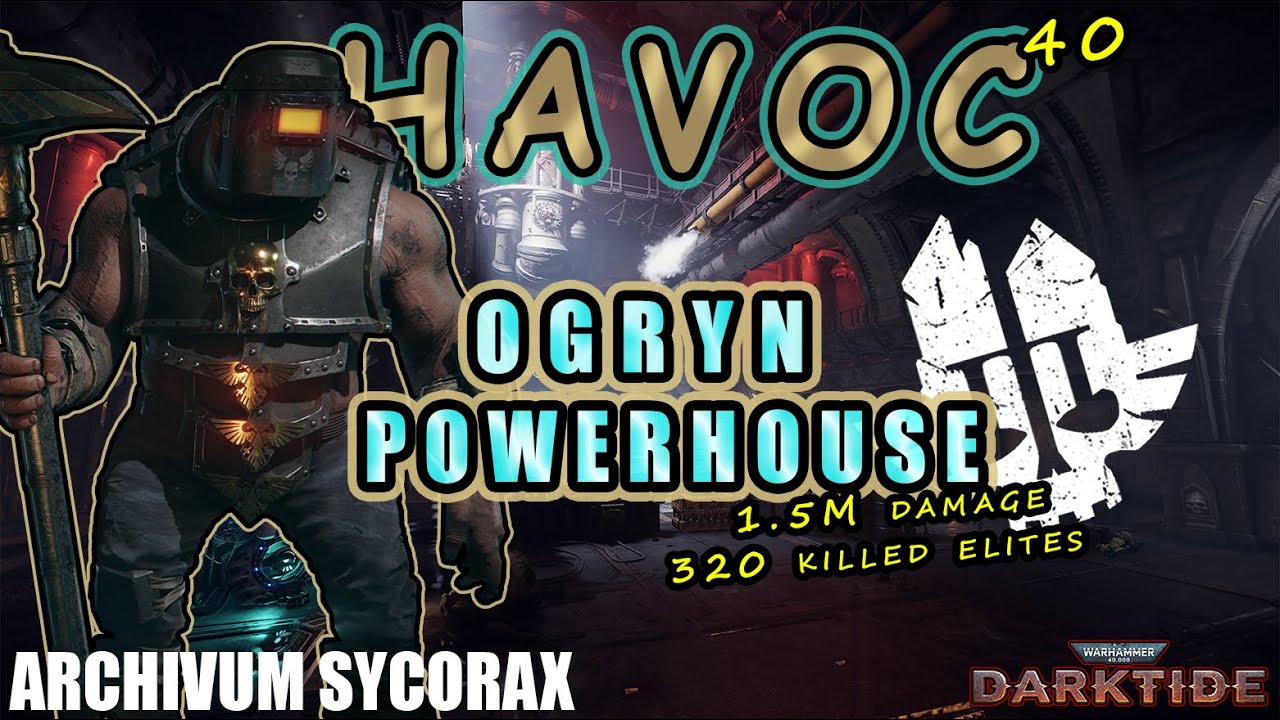 A Secret Havoc Powerhouse | 1.5M Damage 320 Elite kills | Pickaxe Ogryn Build | Darktide Havoc 40