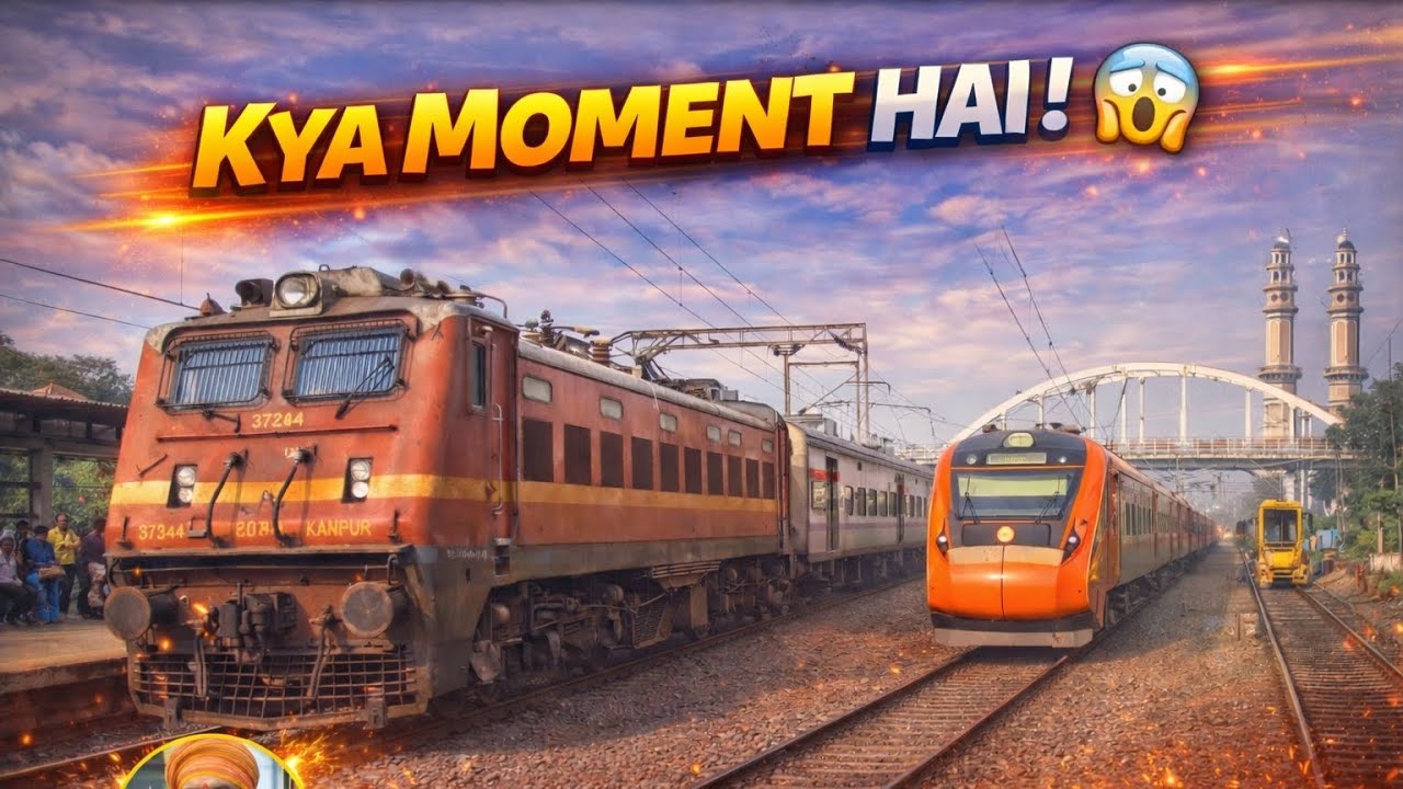 Patna Sahib Station | Back-to-Back Train Crossings 🚆 | Indian Railways