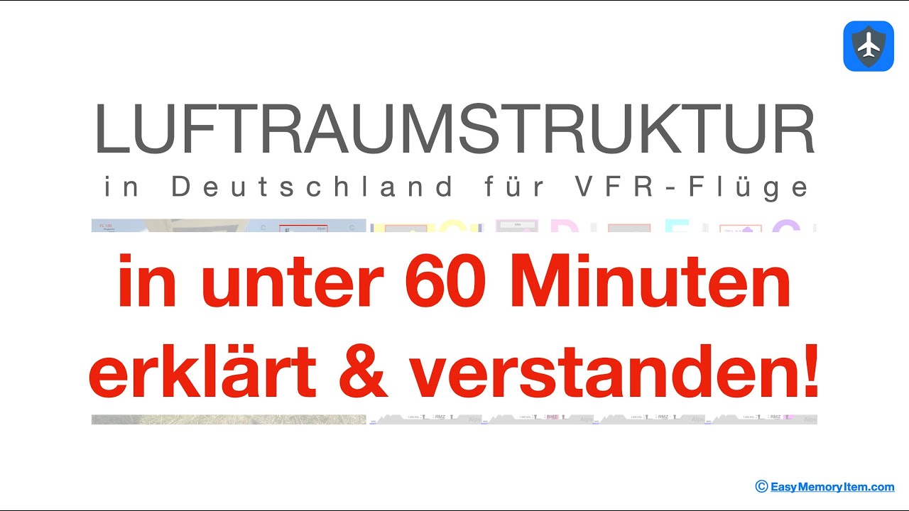 LUFTRAUMSTRUKTUR Deutschland - in weniger als einer Stunde VERSTEHEN! UPDATE VERFÜGBAR!!!