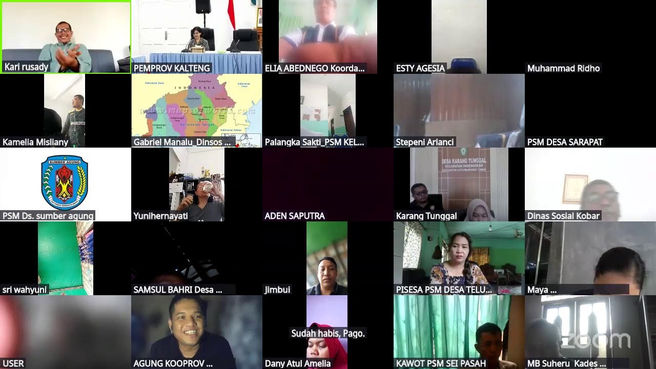 Meeting Pemprov Kalteng