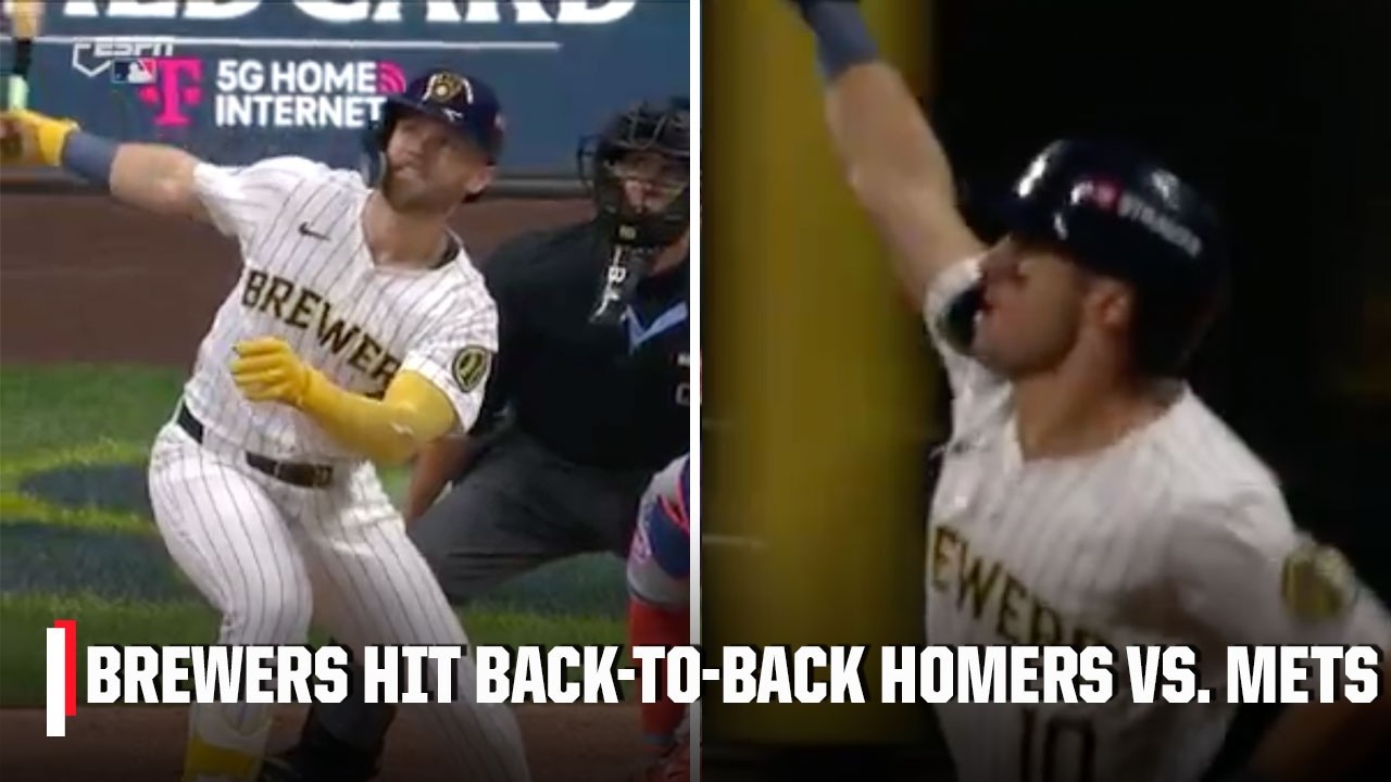 Brewers SLAM BACK-TO-BACK HOMERS vs. Mets to take the lead in Game 3 🔥 | ESPN MLB