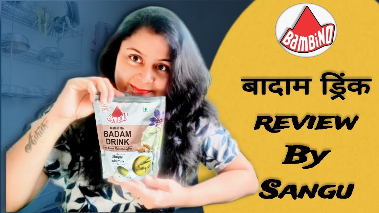 Bambino Instant Mix Badaam Drink Review l Badaam Drink l Instant Mix Drink review l refreshing drink