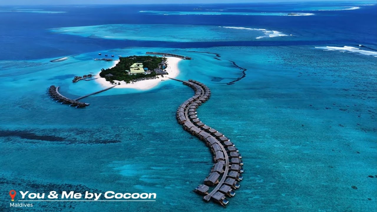 Paradise on Earth: The Most Beautiful Maldives Resorts from a Bird’s‑Eye view #maldives #resort