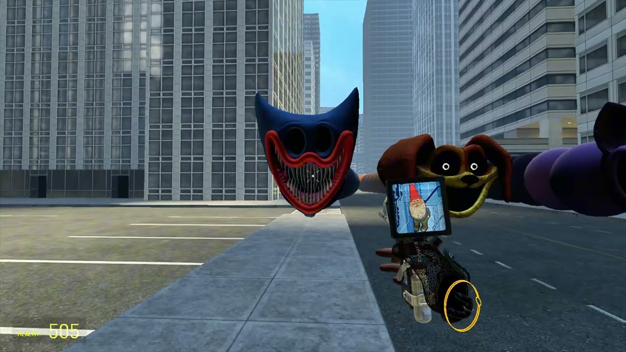 SURVIVE FROM HUGGY WUGGY FROM POPPY PLAYTIME AND OTHER SMILES | GARRY'S MOD