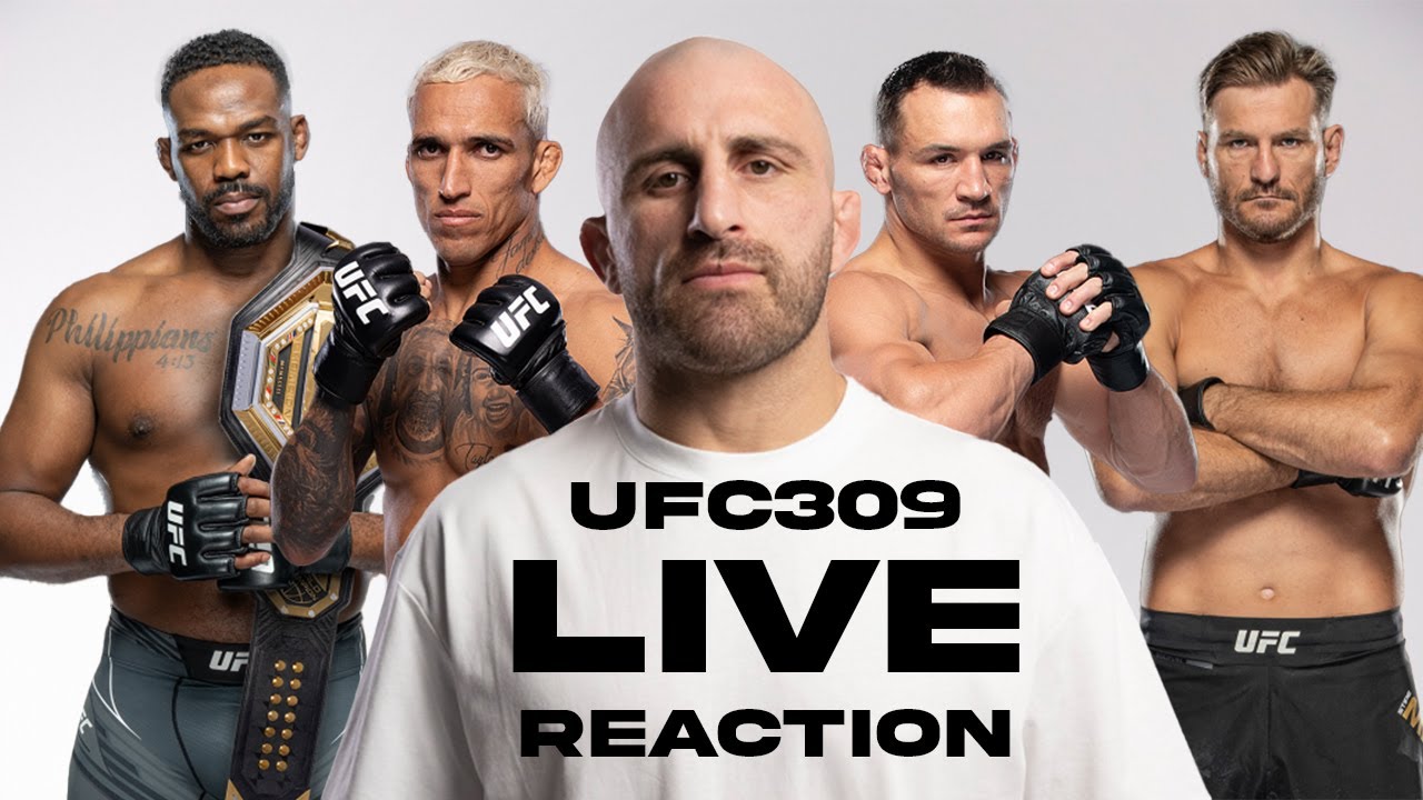 Spinning Back Kick to the ribs! | Watching UFC 309 | Reactions With Volk