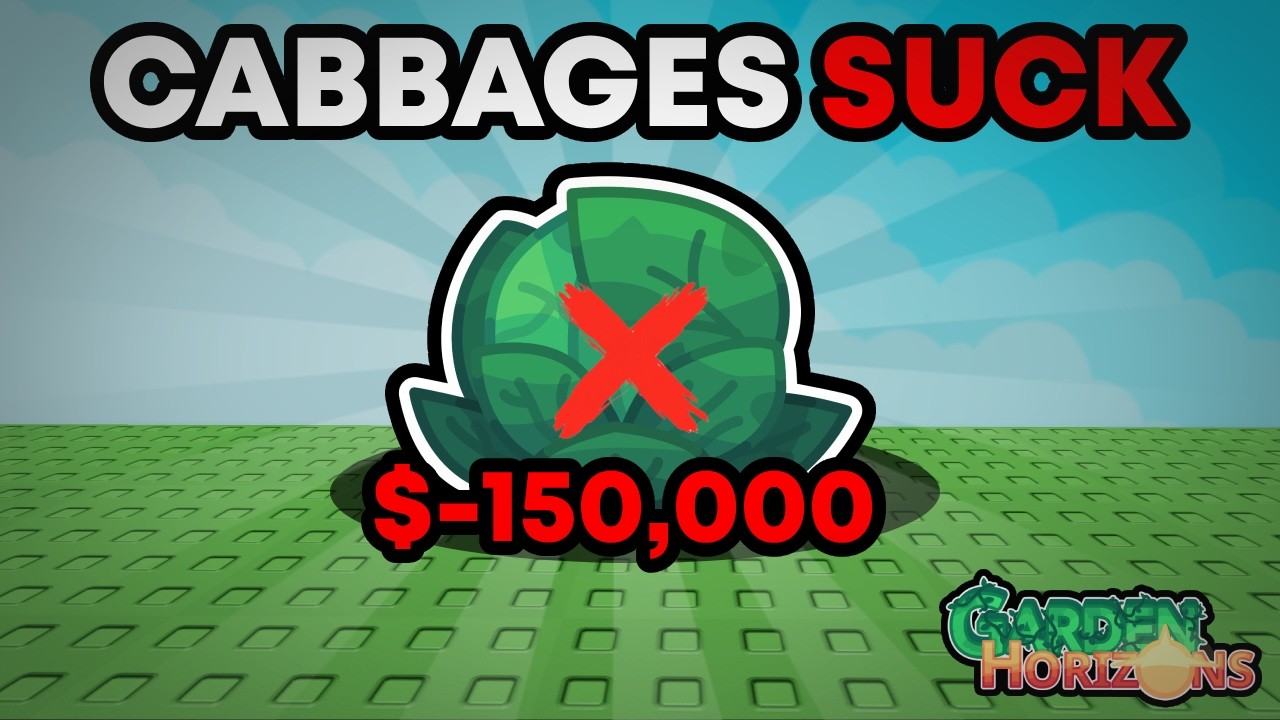 URGENT! Do NOT Use CABBAGES Right Now! Garden Horizons... (Roblox)