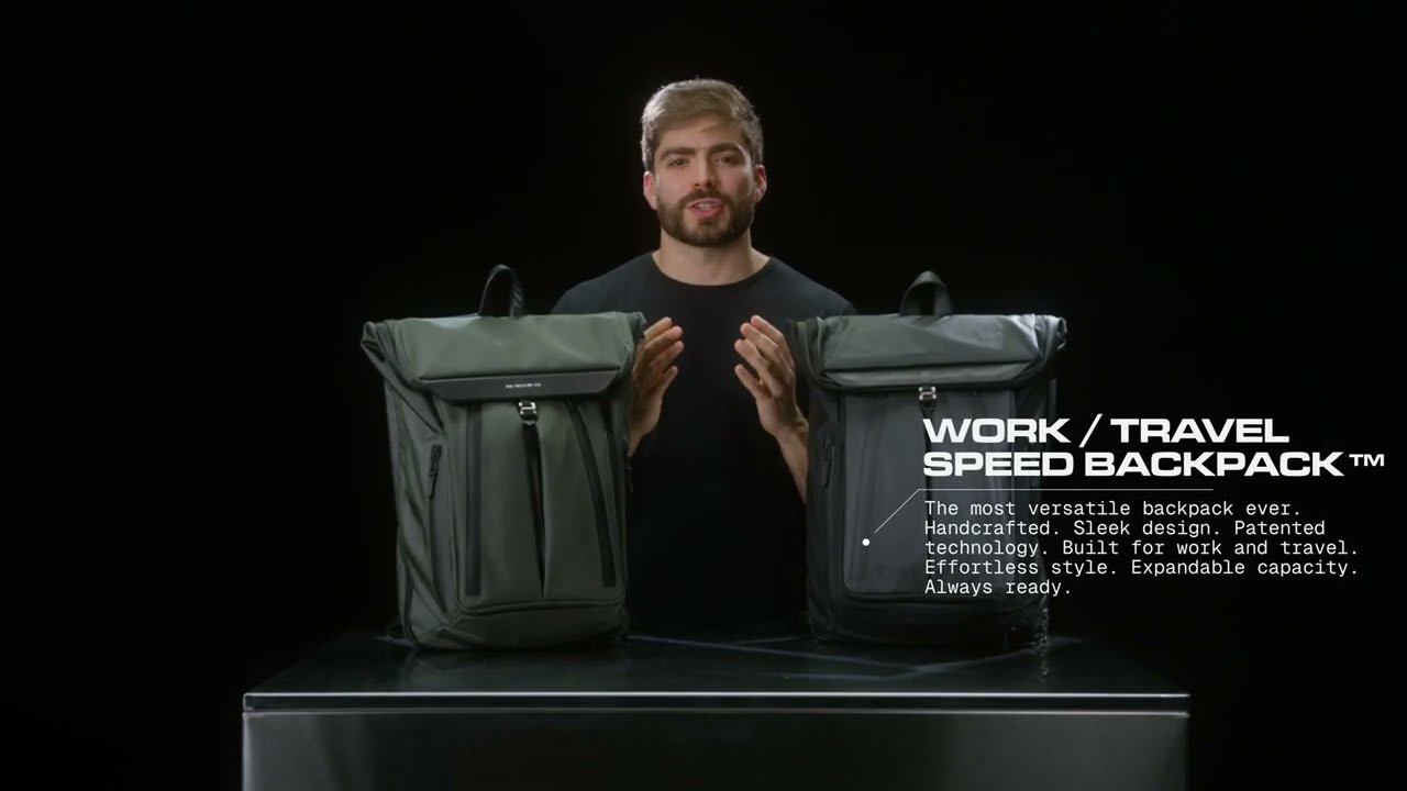 WORK/TRAVEL SPEED BACKPACK - The Frenchie Co.