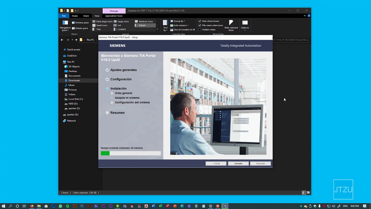 Cómo actualizar TIA PORTAL V16 a la última versión
