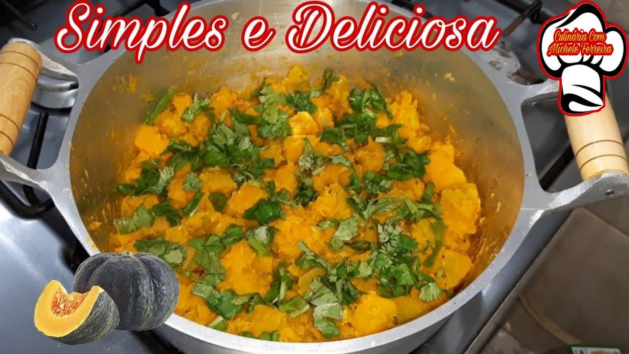 ABÓBORA CABOTIA REFOGADA SIMPLES E DELICIOSA MiFerreira