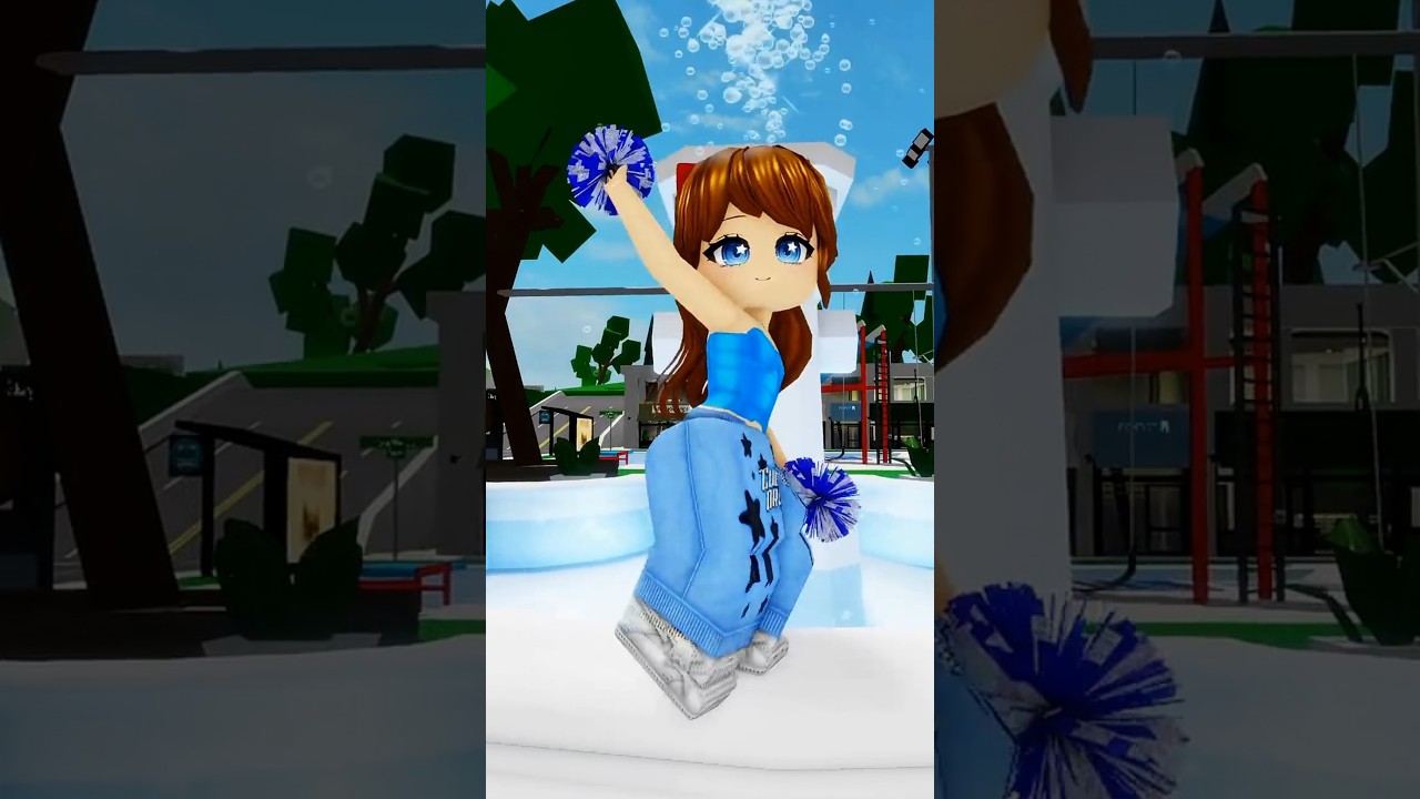 The cheerleader was waiting for him but meanwhile..🤣🔥 #roblox #shorts #robloxshorts