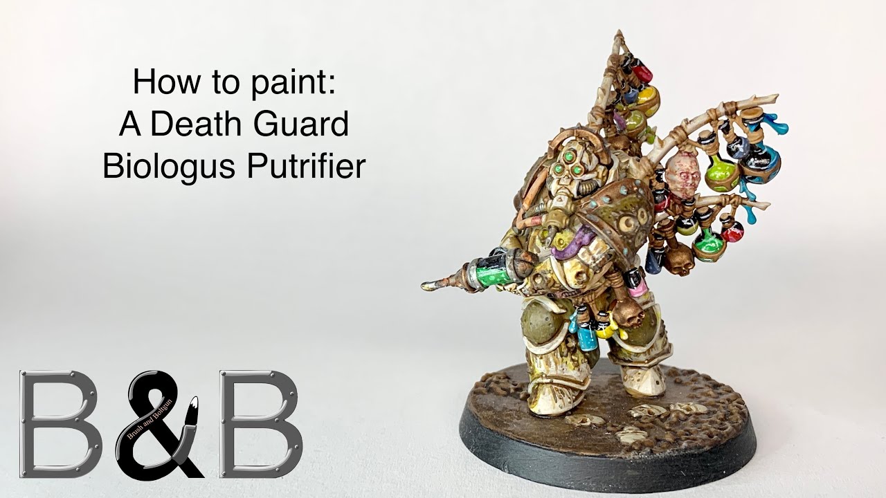 How to Paint  a Death Guard Biologus Putrifier