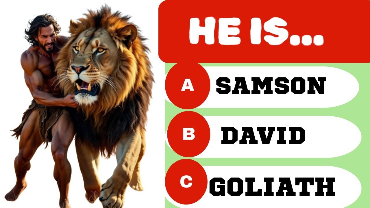 Can you identify these 15 Bible personalities by their pictures only? 
