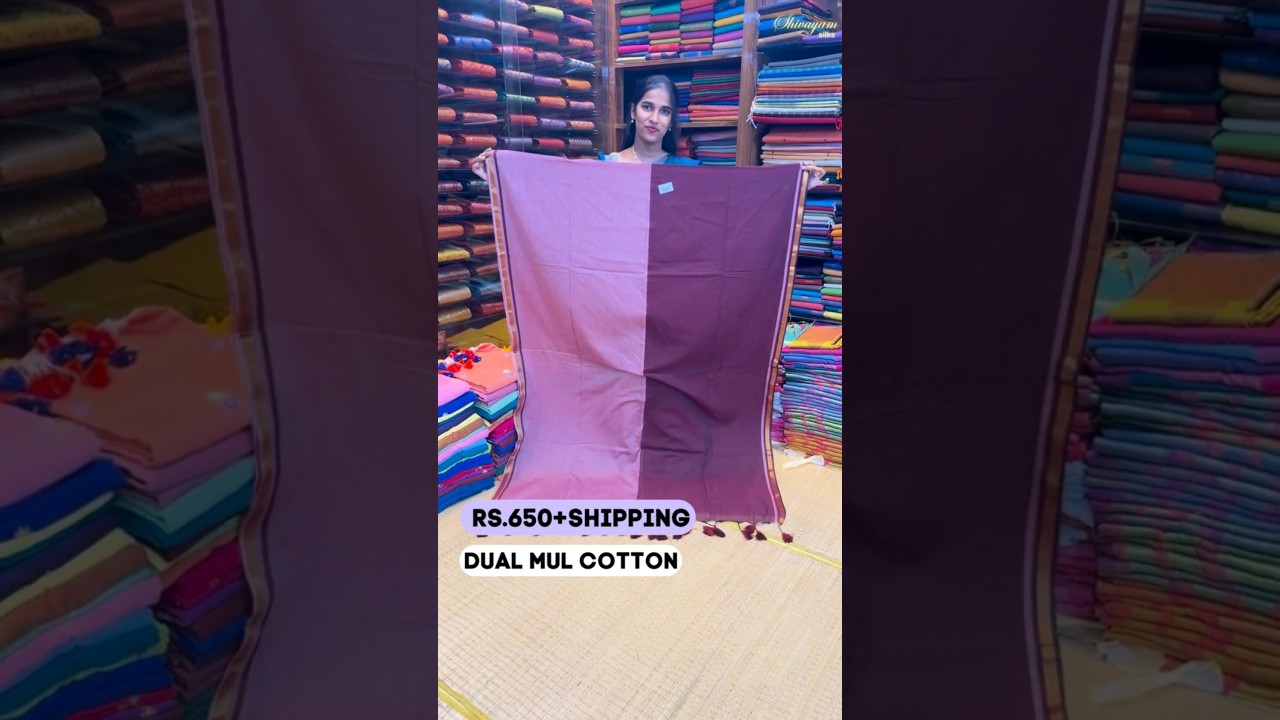 😱Just Rs.650| Pure Mulmul Cotton Saree Wholesale Price  | Order-8148863854 #shivayamsilks