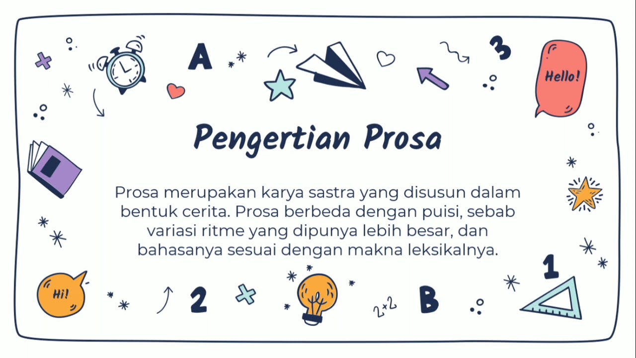 Bahasa Indonesia - Prosa