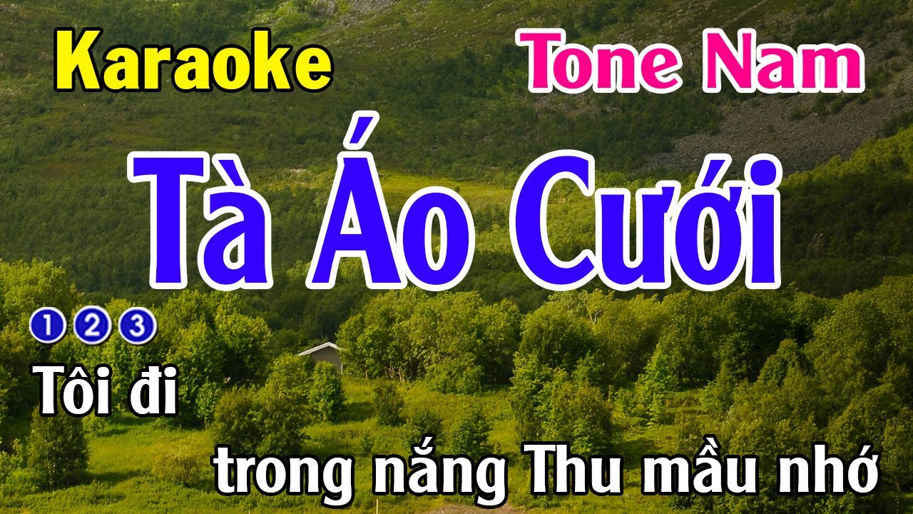 Tà Áo Cưới Karaoke Tone Nam - Nhạc Sống - Nhật Dũng KB
