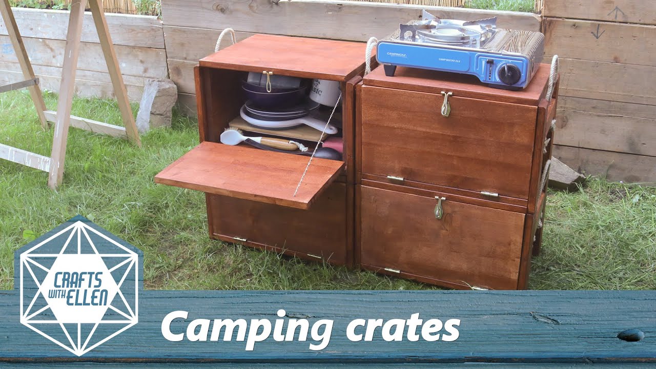 Making a camping kitchen
