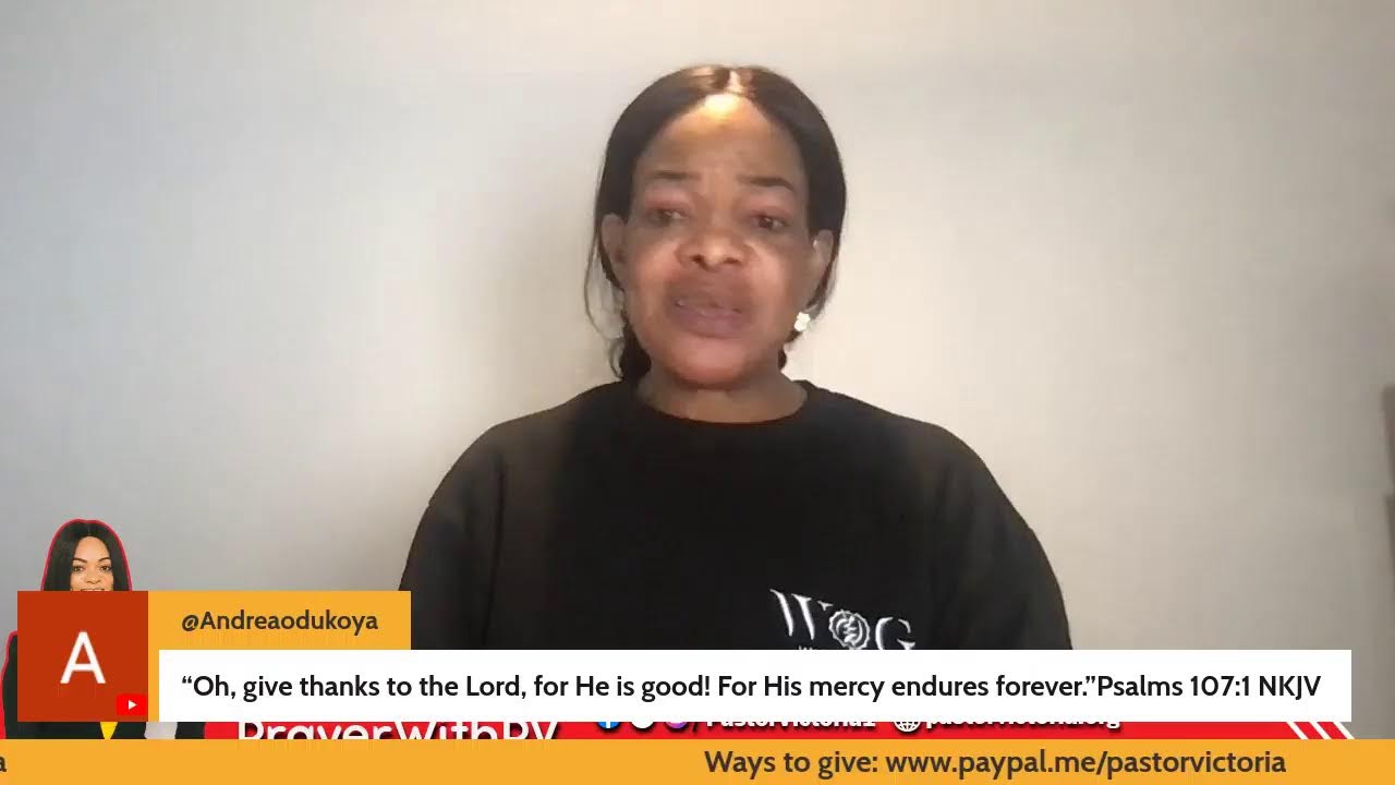 #PRAYERWITHDRPVO - NEW BEGINNINGS