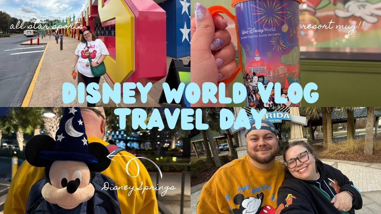 Walt Disney World 🚙 Travel Day | Road Trip, All Star Sports, Character Warehouse and Disney Springs