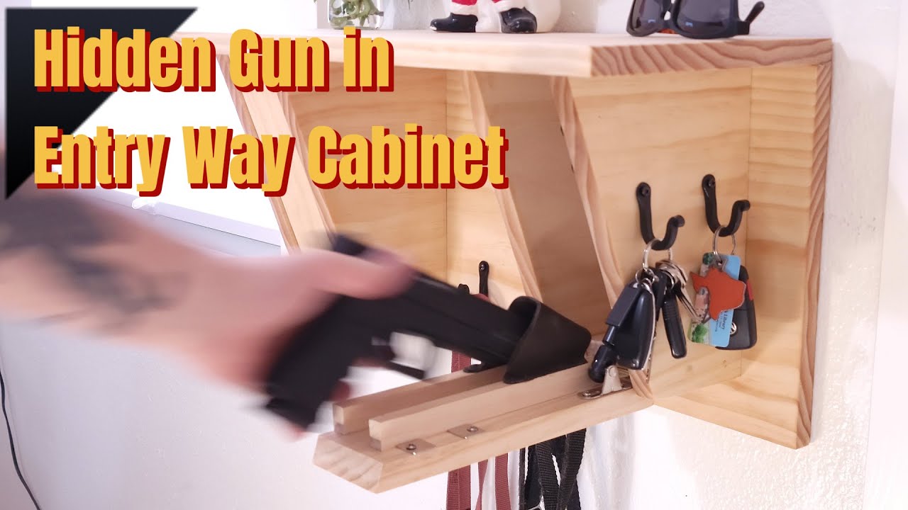 Easy to build gun concealment shelf! Under $70 build in one day - How To Build Hidden Gun Furniture