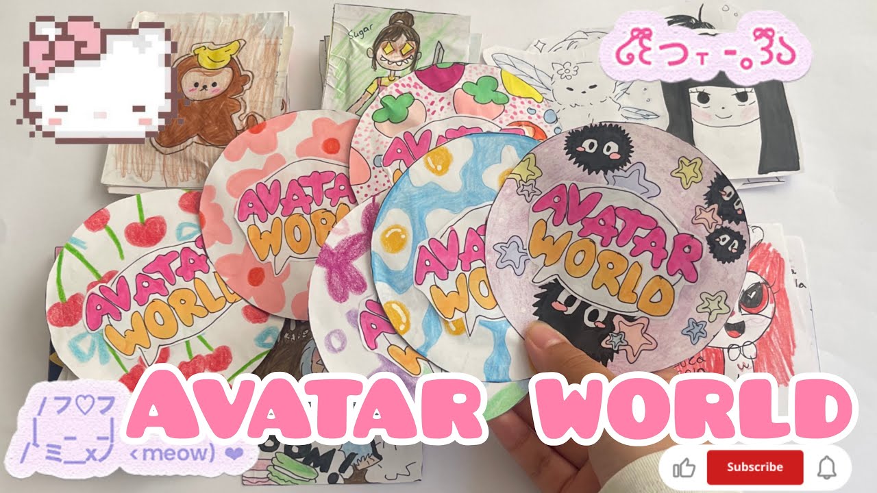 🌸🎀✨avatar world✨🎀🌸kâğıt sürprizler açılımı🫶🏻🌷@Kawaiipaperdiy 💖😍labubu son paketi açtık🥲